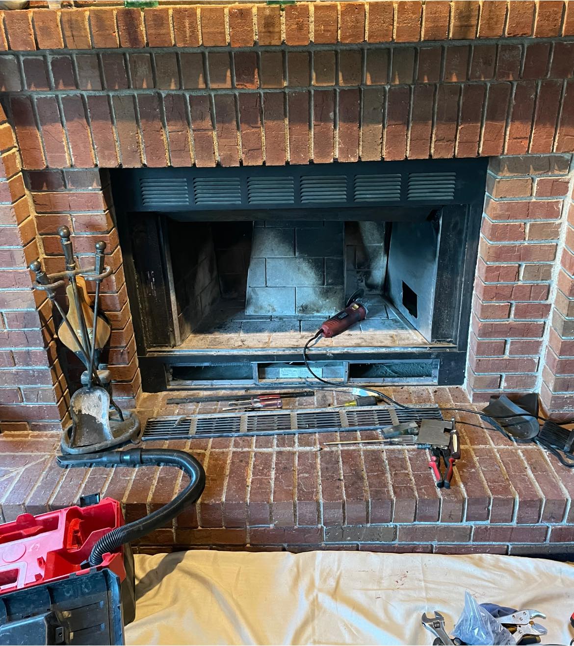 JW Fireplace Sales and Consulting | New Gas Insert Replacement for Old Wood Burning Fireplace
